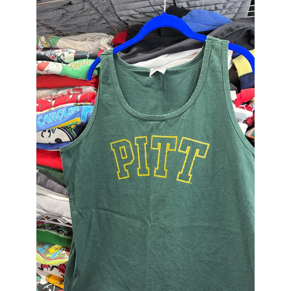 TNT by Trau & Loevner Pitt Panthers Tank Top Mens XL Green University Pittsburgh